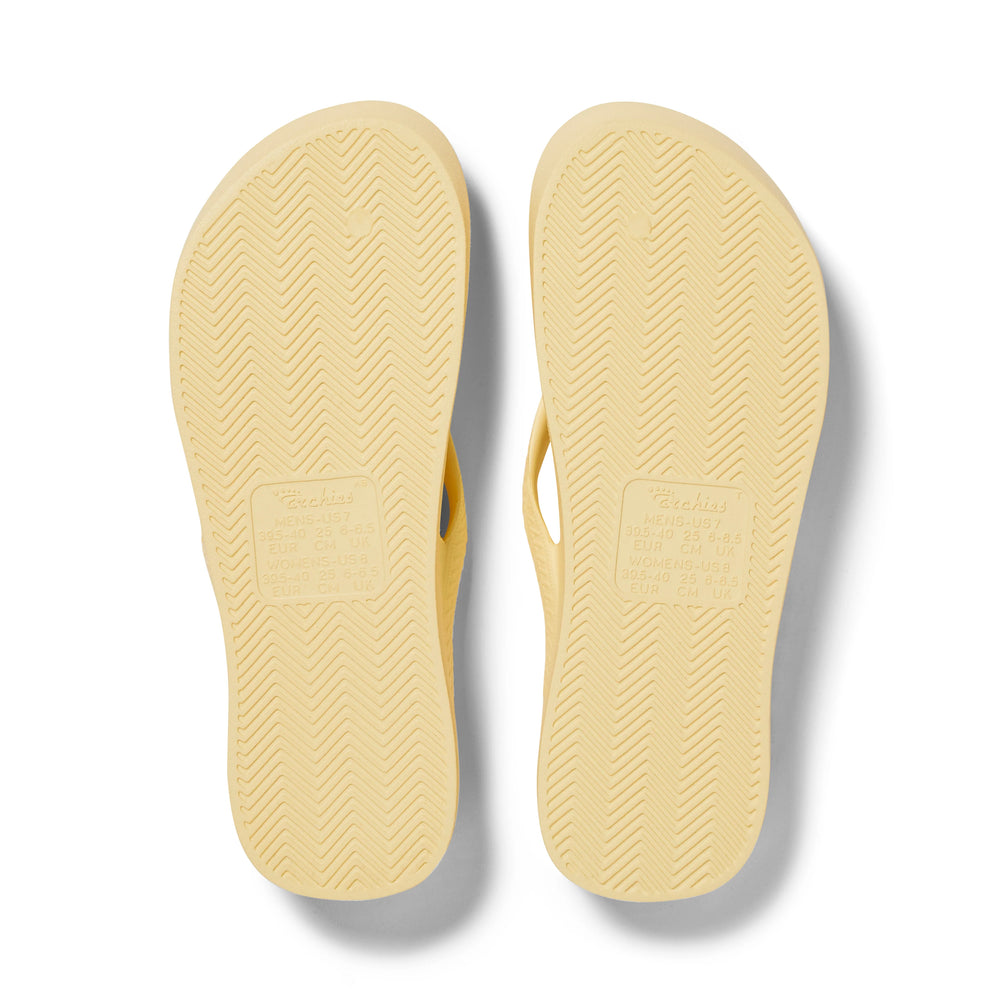  Arch Support Flip Flops - Classic - Lemon 