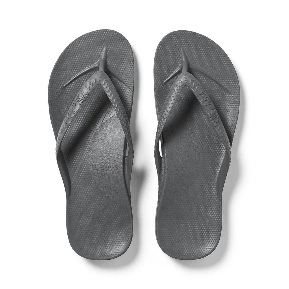  Arch Support Flip Flops - Classic - Charcoal 
