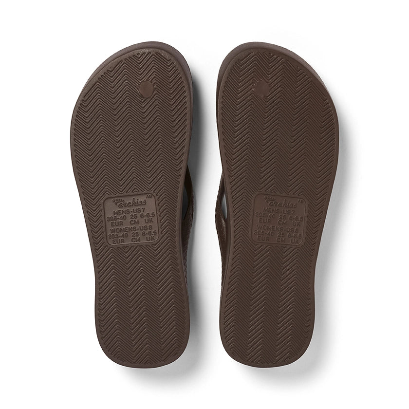  Arch Support Flip Flops - Classic - Brown 