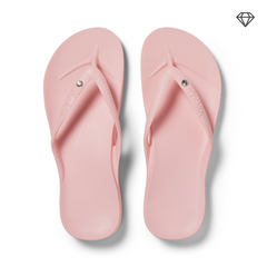 Arch Support Flip Flops - Classic - Crystal Pink