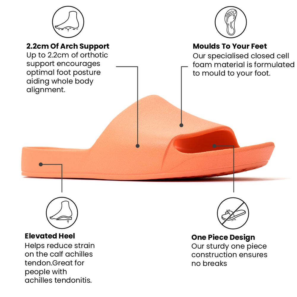  Arch Support Slides - Classic - Peach 