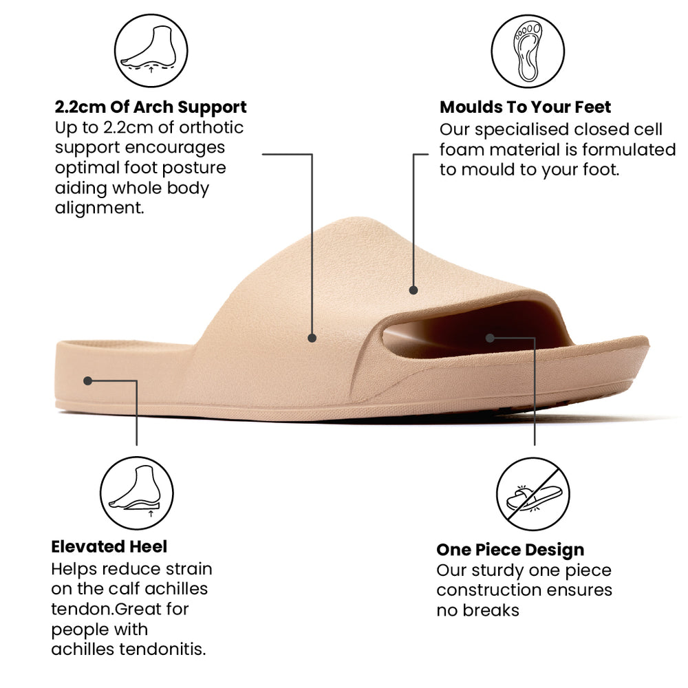  Arch Support Slides - Classic - Tan 