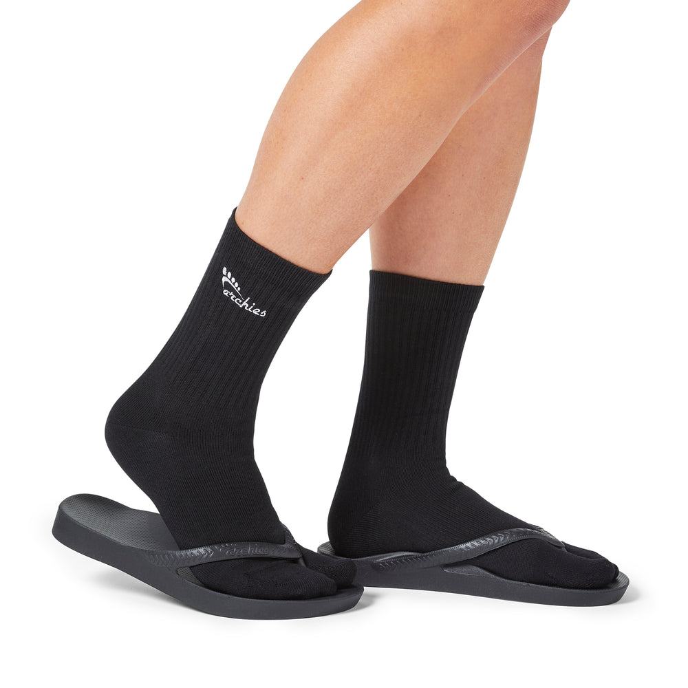  Performance Toe Socks - Black 