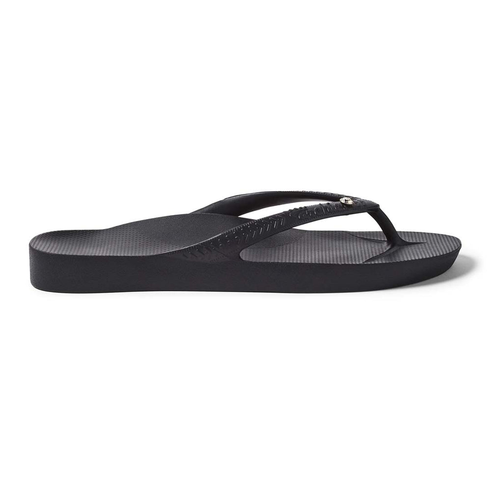  Arch Support Flip Flops - Classic - Crystal Black 