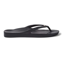 Arch Support Flip Flops - Classic - Crystal Black
