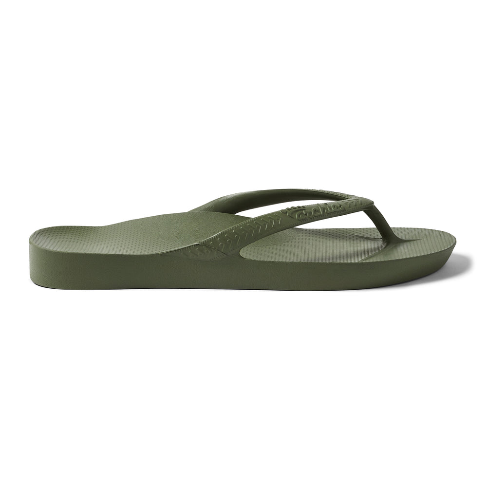  Arch Support Flip Flops - Classic - Olive 