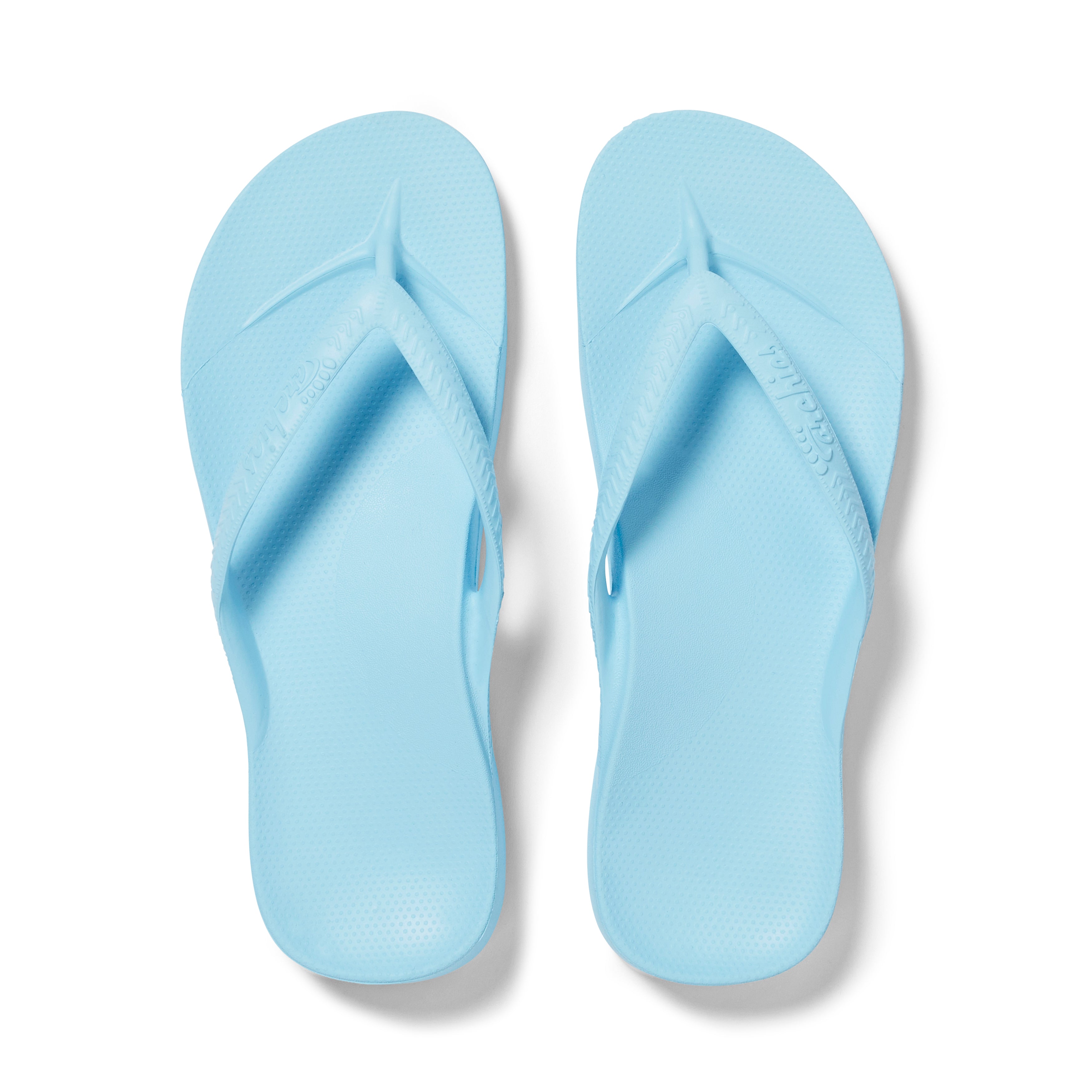 Arch Support Flip Flops - Classic - Sky Blue 