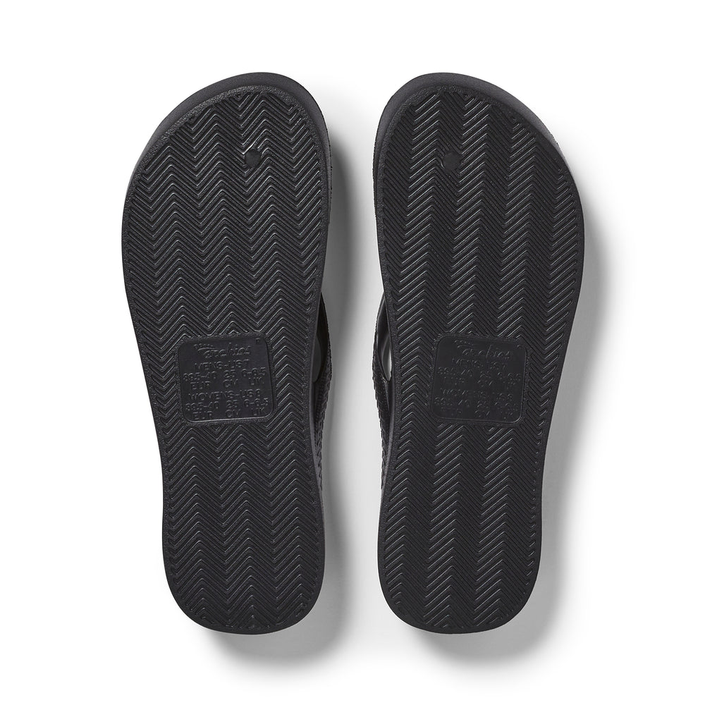  Arch Support Flip Flops - Classic - Black 