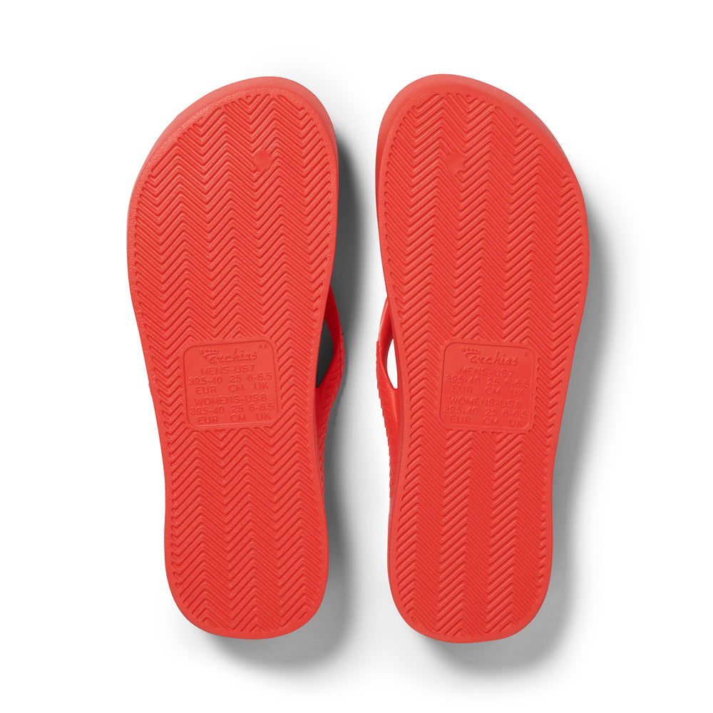  Arch Support Flip Flops - Classic - Coral 