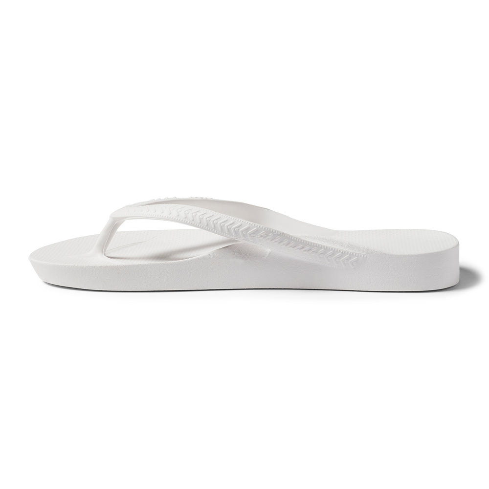  Arch Support Flip Flops - Classic - White 